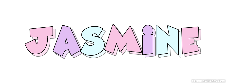 Jasmine Name Logo