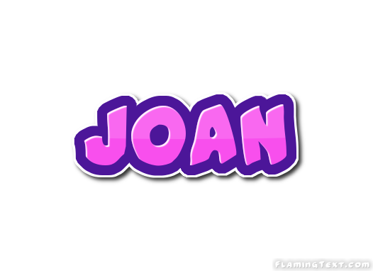Joan Logo | Free Name Design Tool from Flaming Text