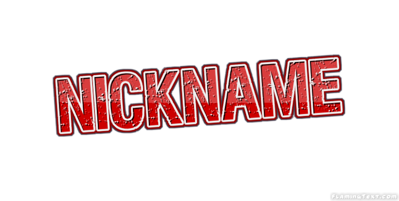 Nickname Logo Free Name Design Tool From Flaming Text