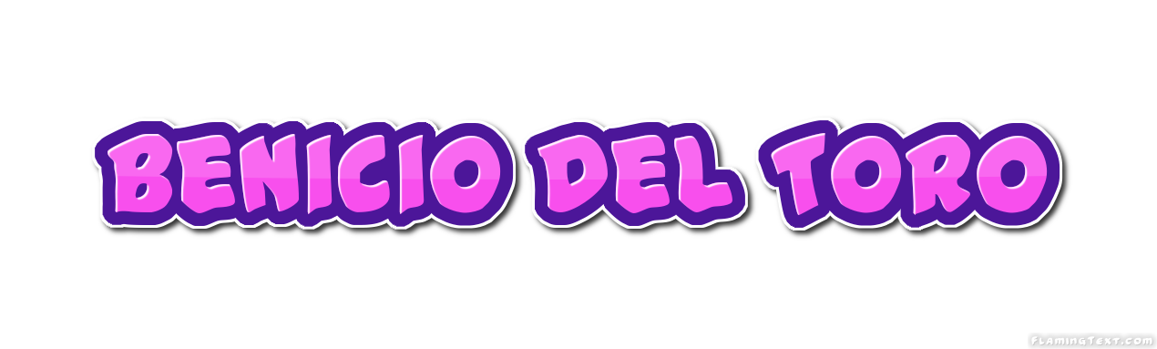 Benicio Del Toro Logo