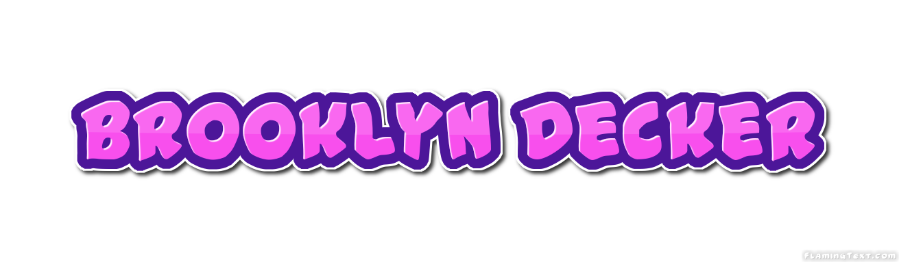Brooklyn Decker Logo