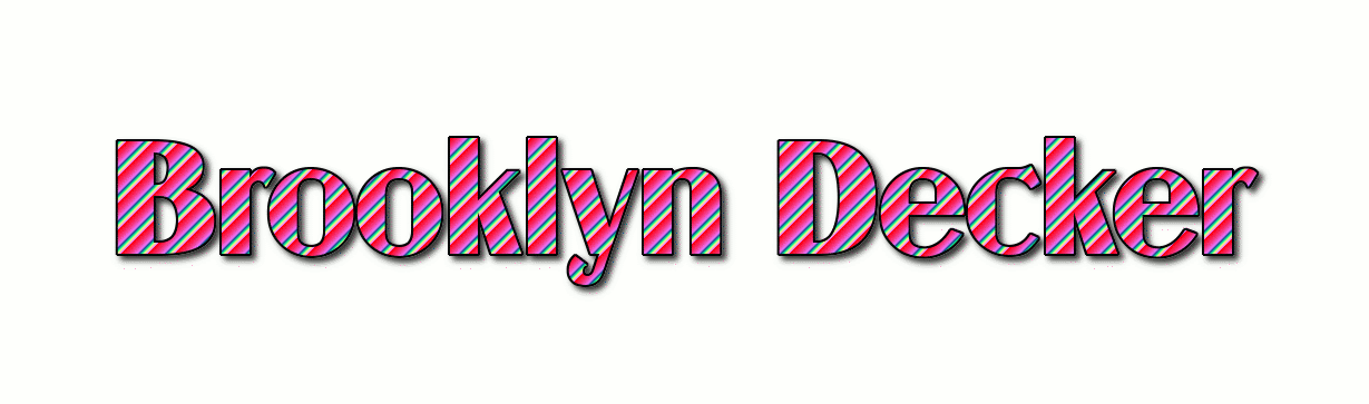 Brooklyn Decker Logo