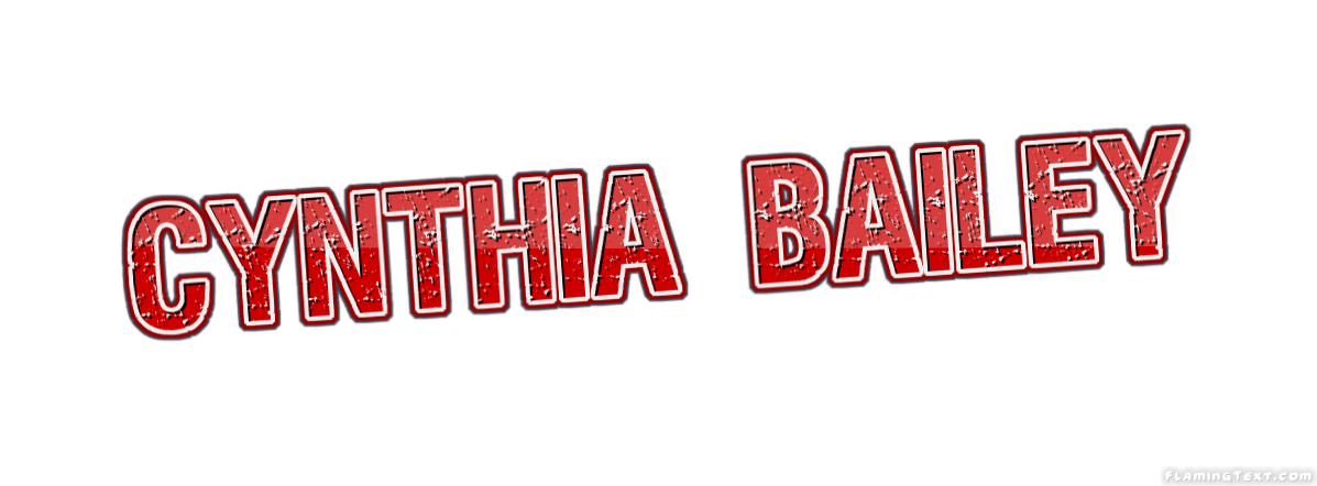 Cynthia Bailey Logo | Free Name Design Tool from Flaming Text