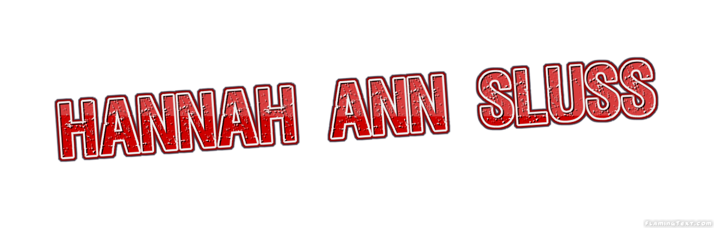 Hannah Ann Sluss Logo