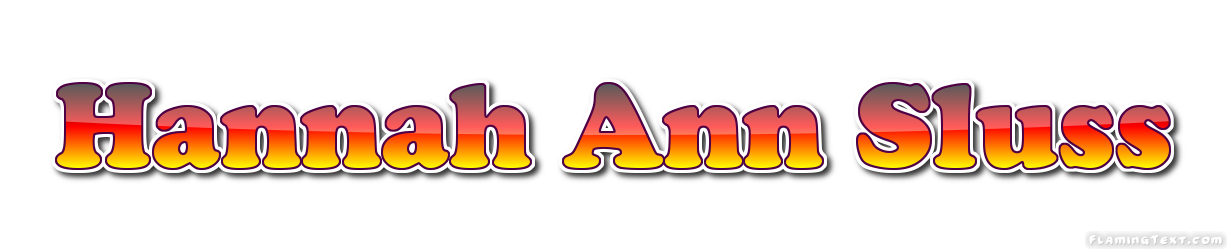 Hannah Ann Sluss Logo