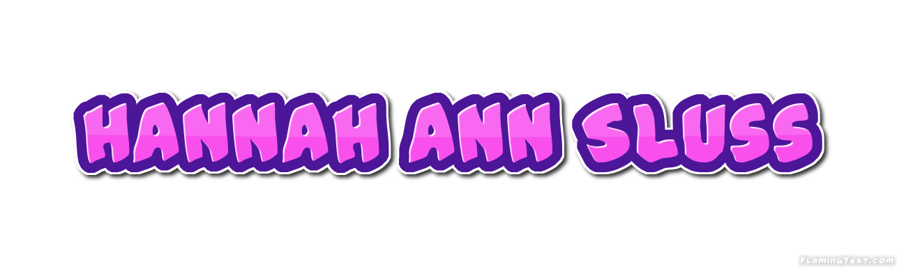 Hannah Ann Sluss Logo