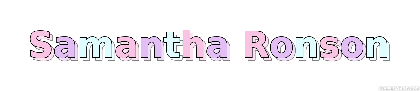 Samantha Ronson Лого