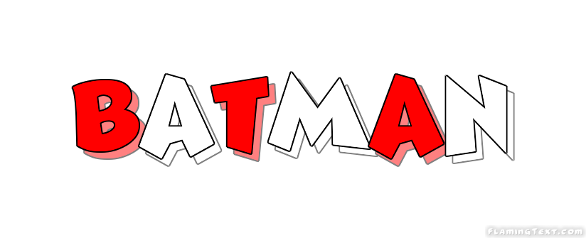 Batman Name Logo Keychain