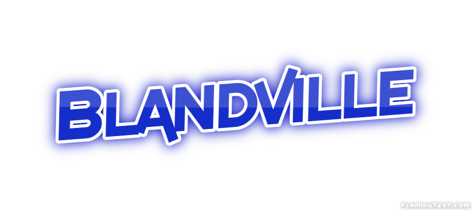Blandville Stadt