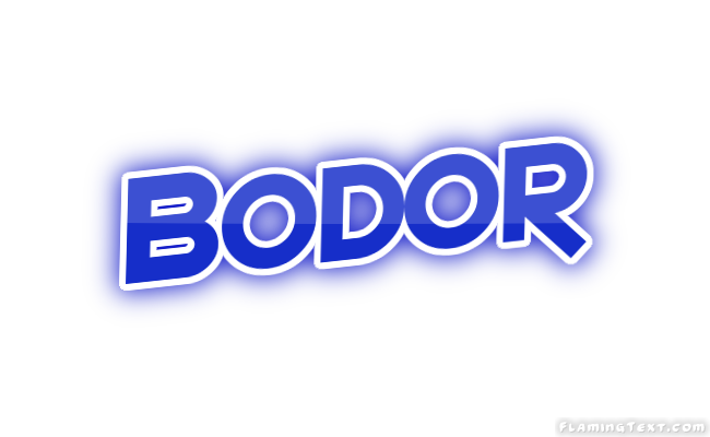 Bodor город