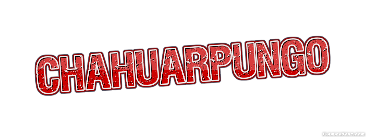 Chahuarpungo Stadt