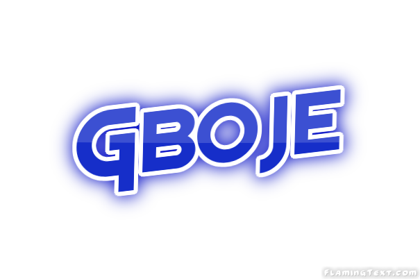 Gboje город