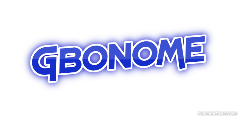 Gbonome город