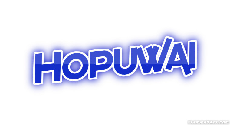 Hopuwai 市
