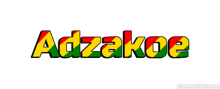 Adzakoe Stadt