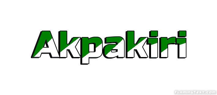 Akpakiri Stadt