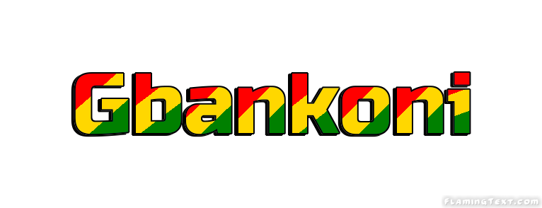 Gbankoni город