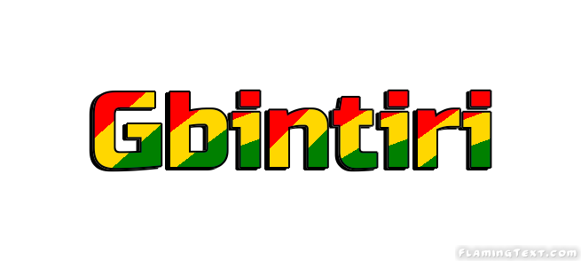 Gbintiri Stadt