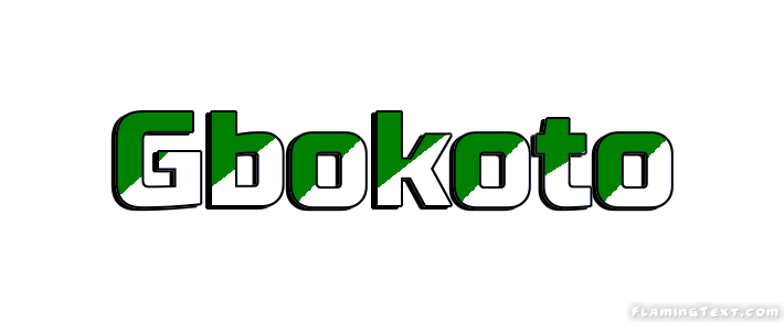 Gbokoto Stadt