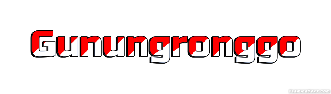Gunungronggo Stadt