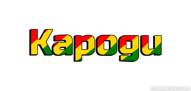 Kapogu مدينة
