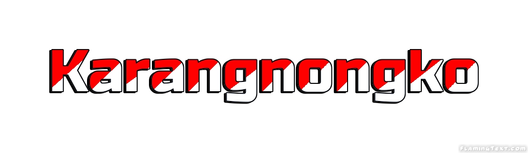 Karangnongko город