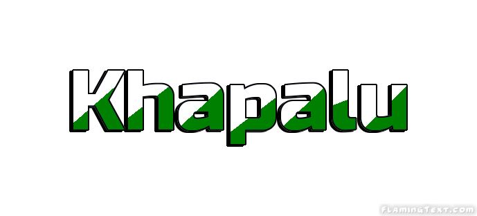 Khapalu город