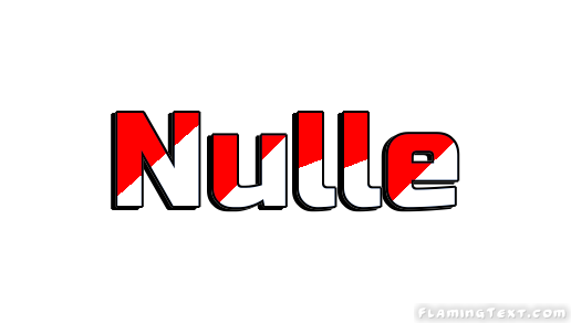 Nulle город