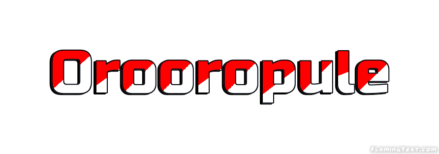 Orooropule Ville