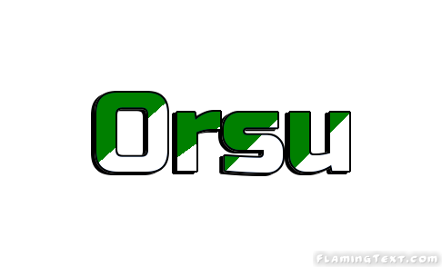 Orsu Stadt