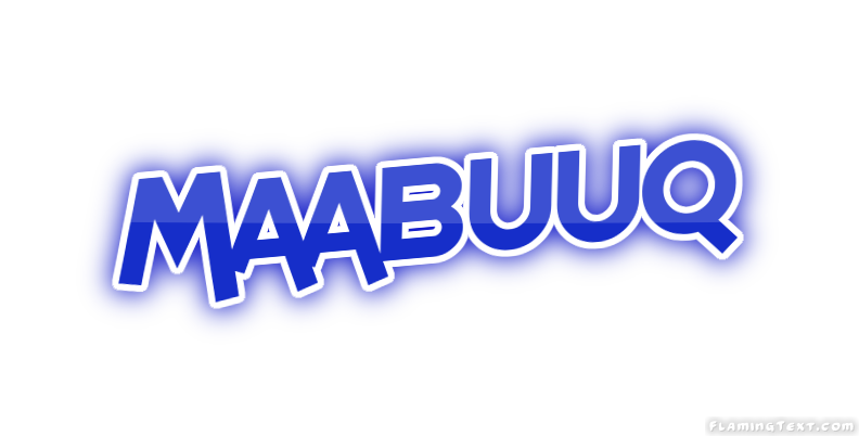 Maabuuq город