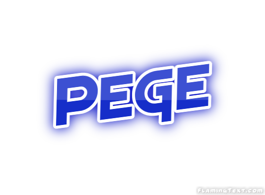 Pege город