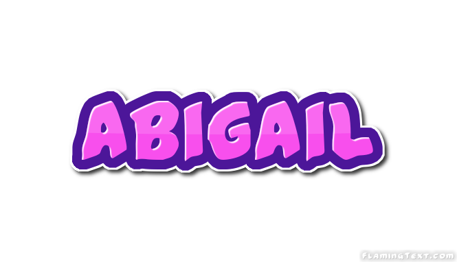 Abigail Logo | Free Name Design Tool from Flaming Text