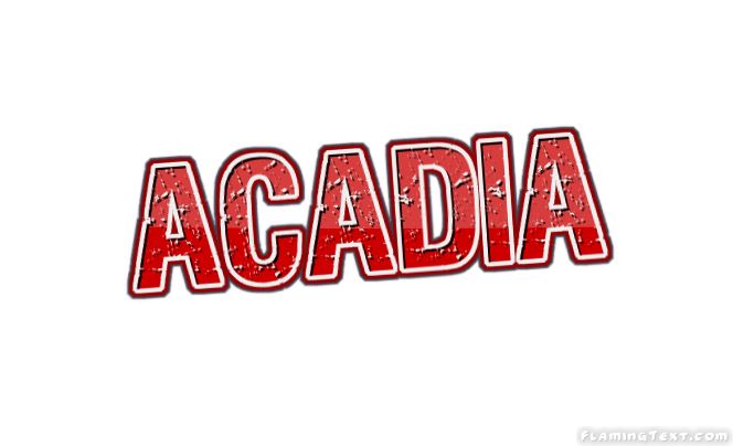 Acadia شعار