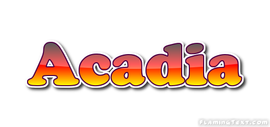 Acadia شعار