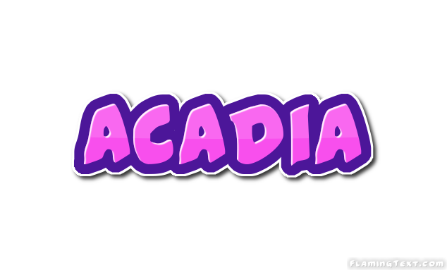 Acadia شعار