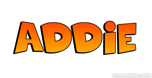 Addie Logo | Free Name Design Tool from Flaming Text