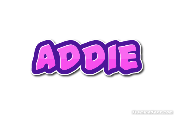 Addie Logo | Free Name Design Tool from Flaming Text