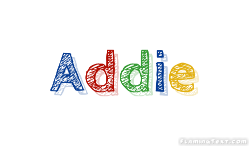 Addie Logo | Herramienta de diseño de nombres gratis de Flaming Text