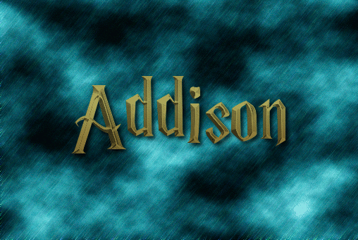 Addison Logo | Free Name Design Tool from Flaming Text