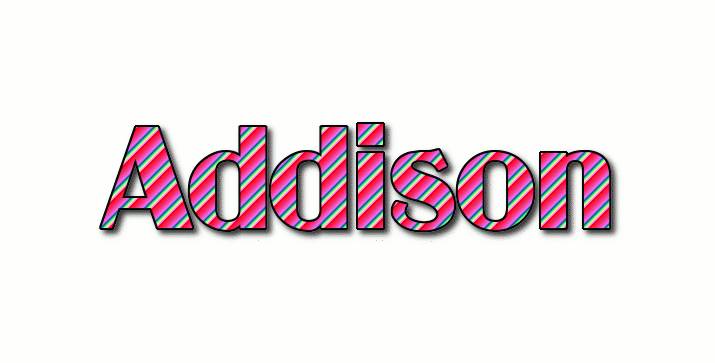 Addison Logo | Free Name Design Tool from Flaming Text