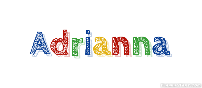 Adrianna Logo Free Name Design Tool From Flaming Text 