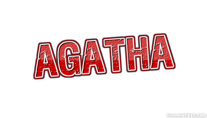 Agatha Logo | Free Name Design Tool from Flaming Text