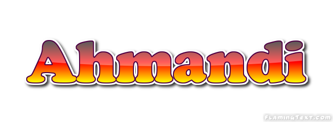 Ahmandi ロゴ
