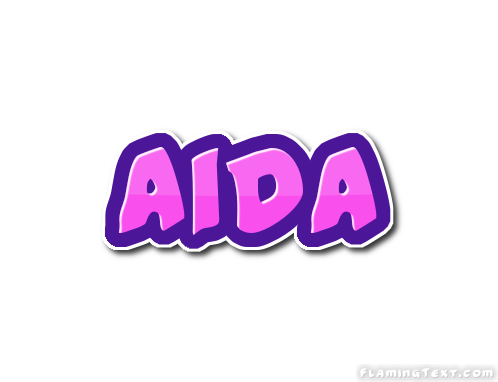 Aida Logo Free Name Design Tool From Flaming Text