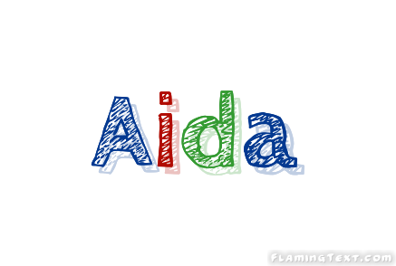 Aida Logo Free Name Design Tool From Flaming Text