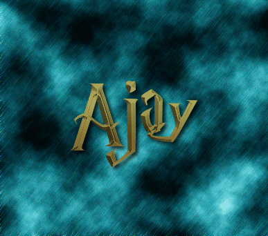 Ajay Logo | Free Name Design Tool from Flaming Text