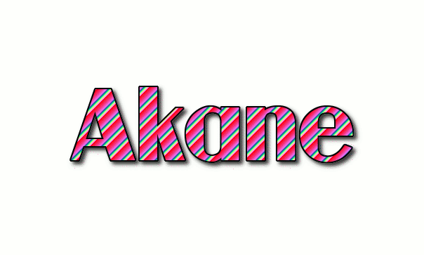 Akane Logo | Free Name Design Tool from Flaming Text