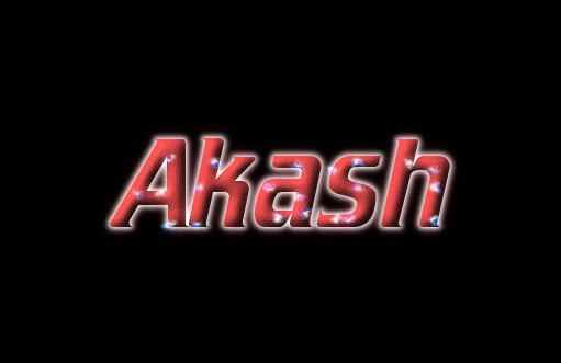 akash name logo wallpaper