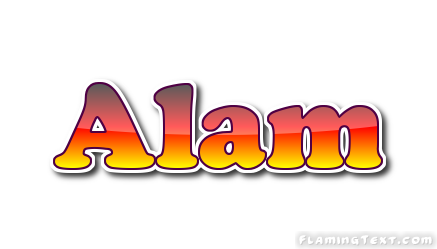 Alam Logo Free Name Design Tool From Flaming Text